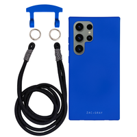 Samsung S24 Ultra COBALT BLUE CASE + KNOTTED CORD