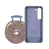 Samsung S25 Plus BLUE FOG CASE + CORD