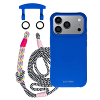 iPhone 17 Pro COBALT BLUE CASE + KNOTTED CORD