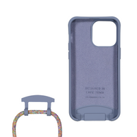 iPhone 13 BLUE FOG CASE + RAINBOW CORD