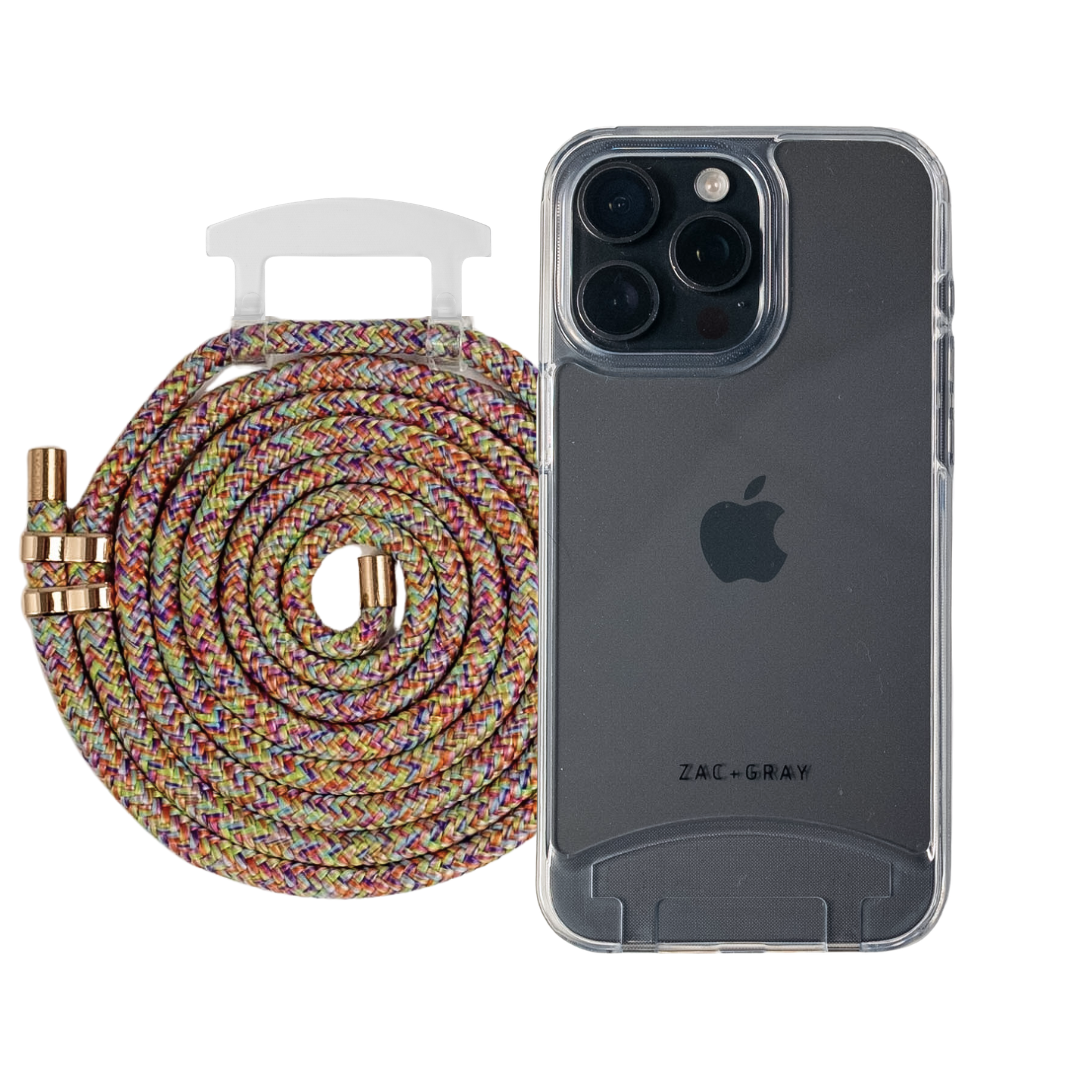 iPhone 15 Pro Max TRANSPARENT CASE + CORD