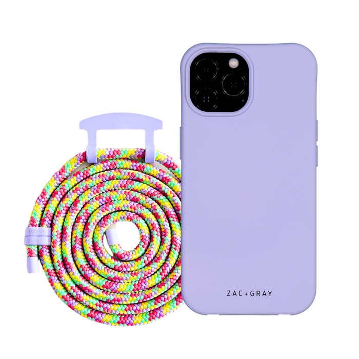 iPhone 15 Pro WISTERIA BLOOM CASE + TUTTI FRUTTI CORD