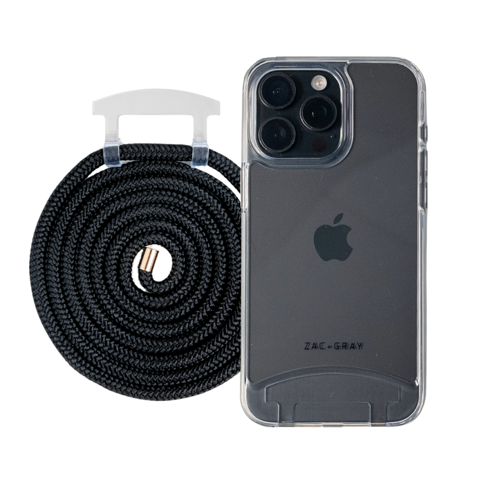 iPhone 16e and iPhone 17e TRANSPARENT CASE + CORD