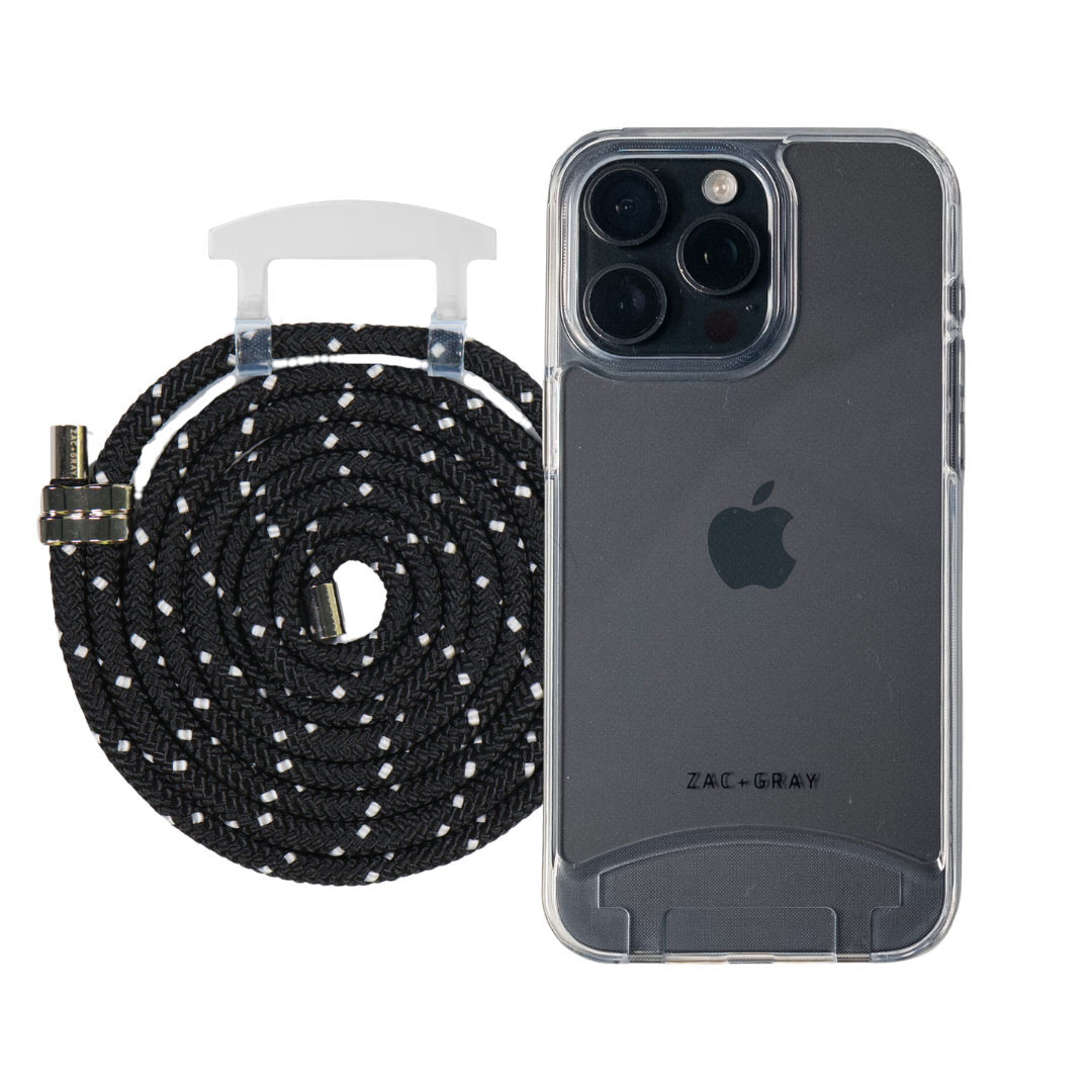iPhone 16e and iPhone 17e TRANSPARENT CASE + CORD