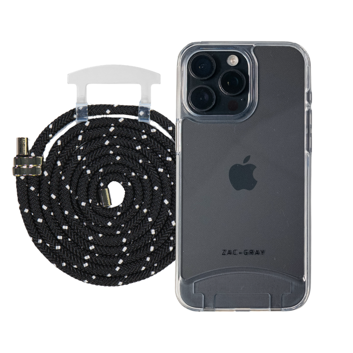 iPhone 16e and iPhone 17e TRANSPARENT CASE + CORD