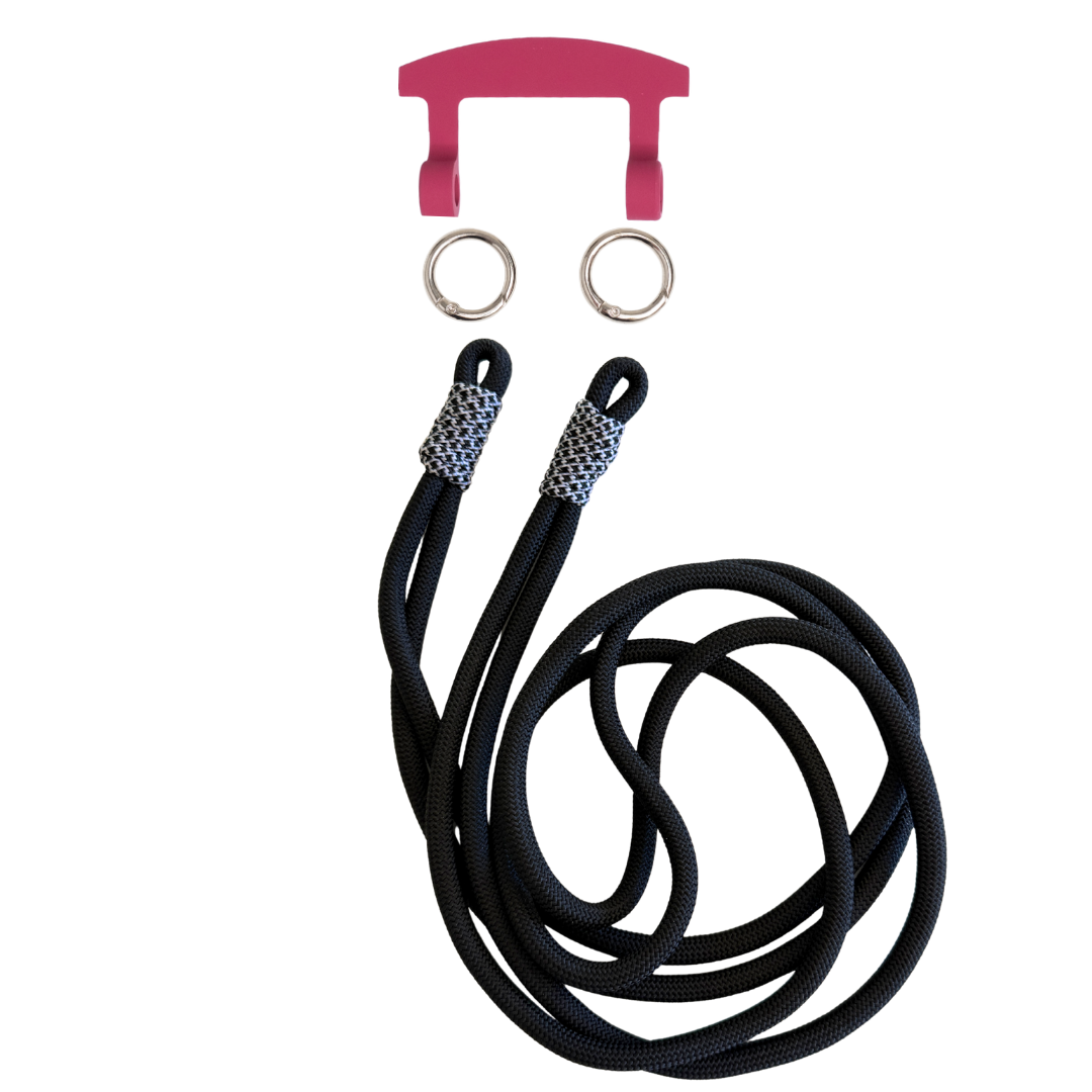 MIDNIGHT BLOOM KNOTTED CORD + HOOK