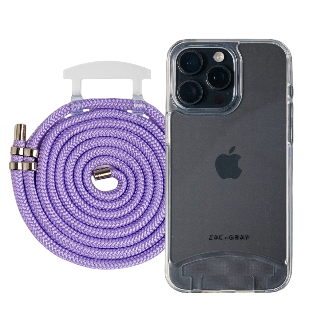 iPhone 16e and iPhone 17e TRANSPARENT CASE + CORD