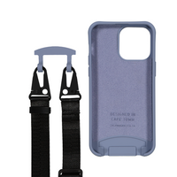 iPhone 14 Pro Max BLUE FOG CASE + MIDNIGHT BLACK STRAP