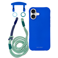 iPhone 17 COBALT BLUE CASE + KNOTTED CORD