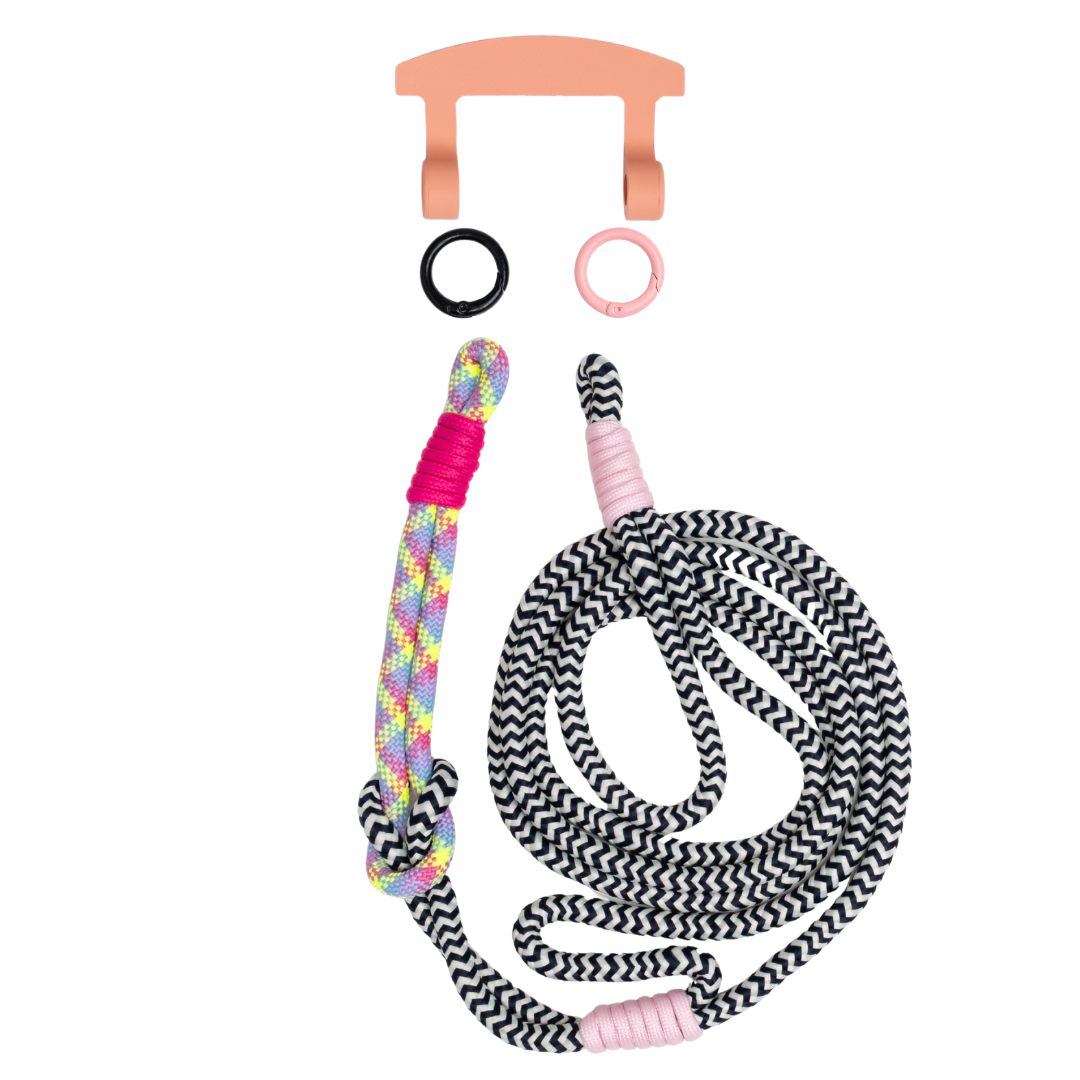 ELECTRIC BLOOM KNOTTED CORD + HOOK