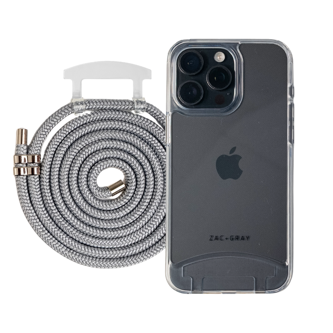 iPhone 16e and iPhone 17e TRANSPARENT CASE + CORD