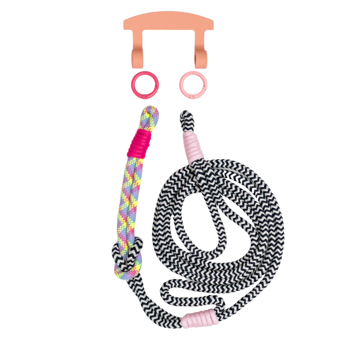 ELECTRIC BLOOM KNOTTED CORD + HOOK