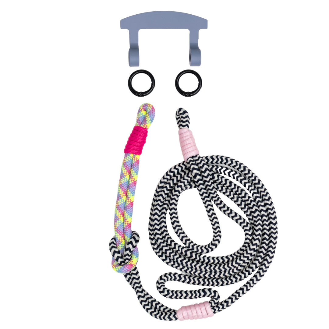 ELECTRIC BLOOM KNOTTED CORD + HOOK