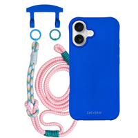 iPhone 17 COBALT BLUE CASE + KNOTTED CORD