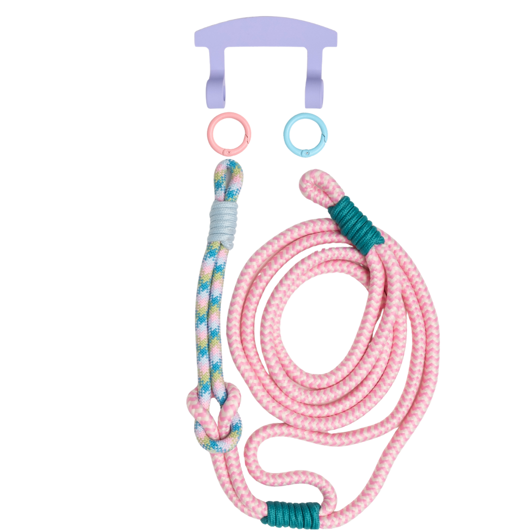 LAGOON BLOOM KNOTTED CORD + HOOK