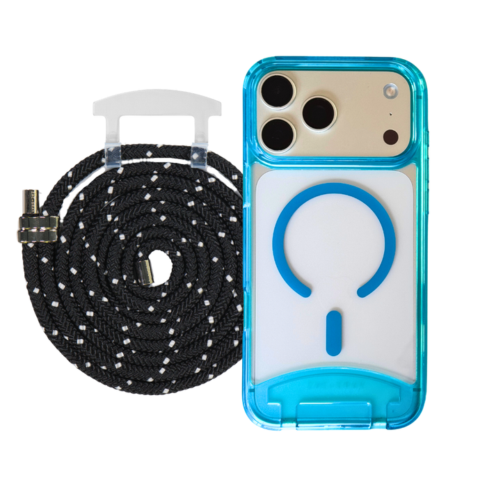 iPhone 17 Air AQUAMARINE TRANSPARENT CASE + CORD