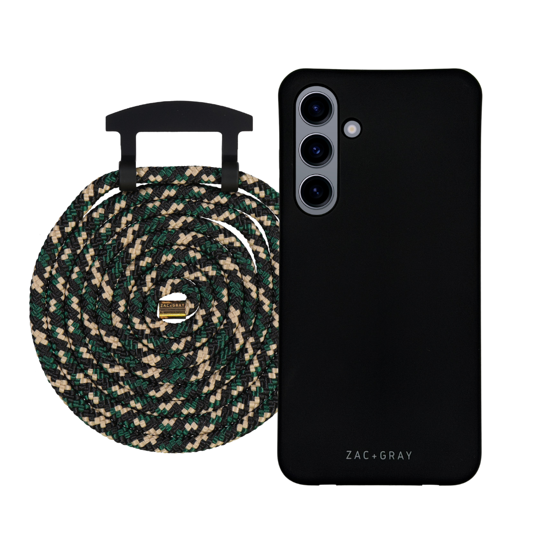 Samsung S24 MIDNIGHT BLACK CASE + CORD