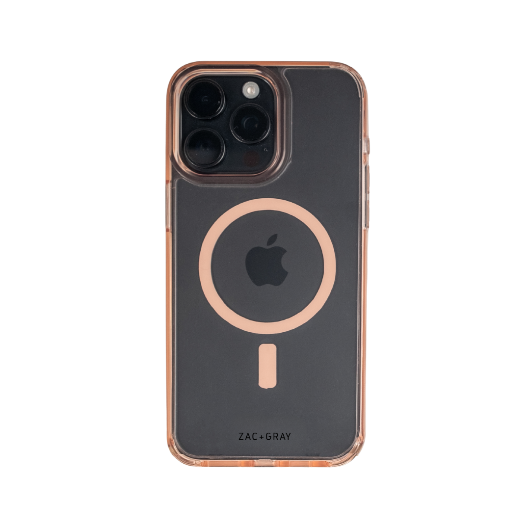 iPhone 16 Plus POWDER PINK TRANSPARENT CASE