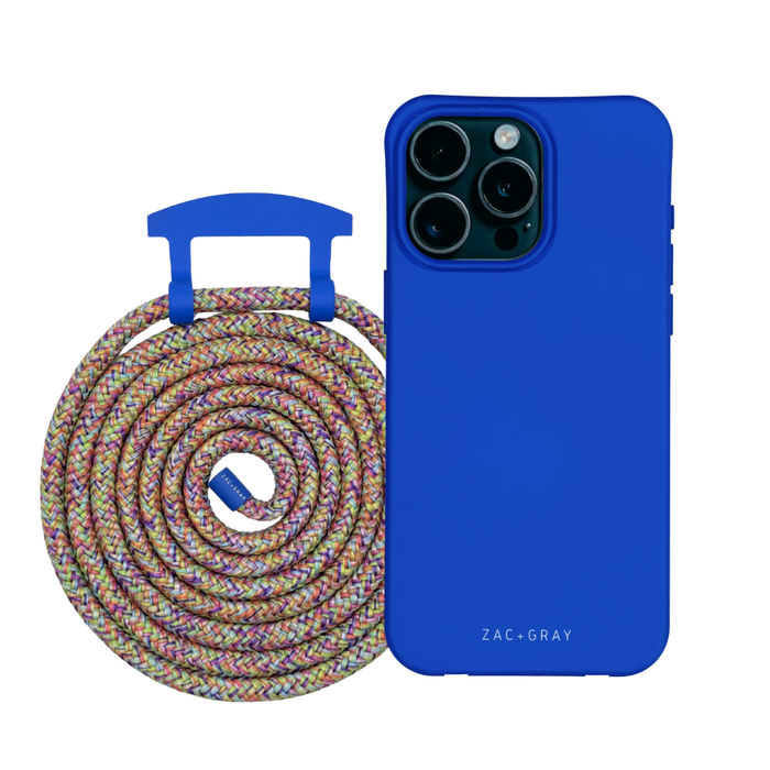 iPhone 12 and 12 Pro COBALT BLUE CASE + CORD - MAGSAFE