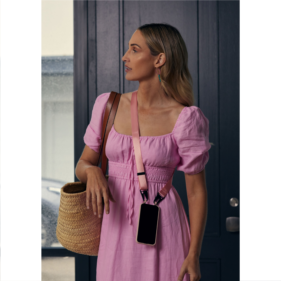 Samsung S25 Ultra ROSÉ PINK CASE + STRAP