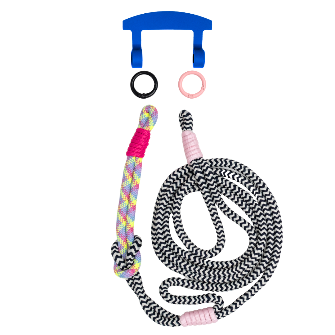 ELECTRIC BLOOM KNOTTED CORD + HOOK
