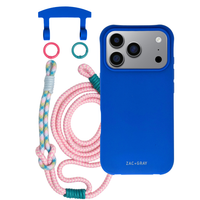 iPhone 17 Pro COBALT BLUE CASE + KNOTTED CORD