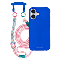 iPhone 17 COBALT BLUE CASE + KNOTTED CORD