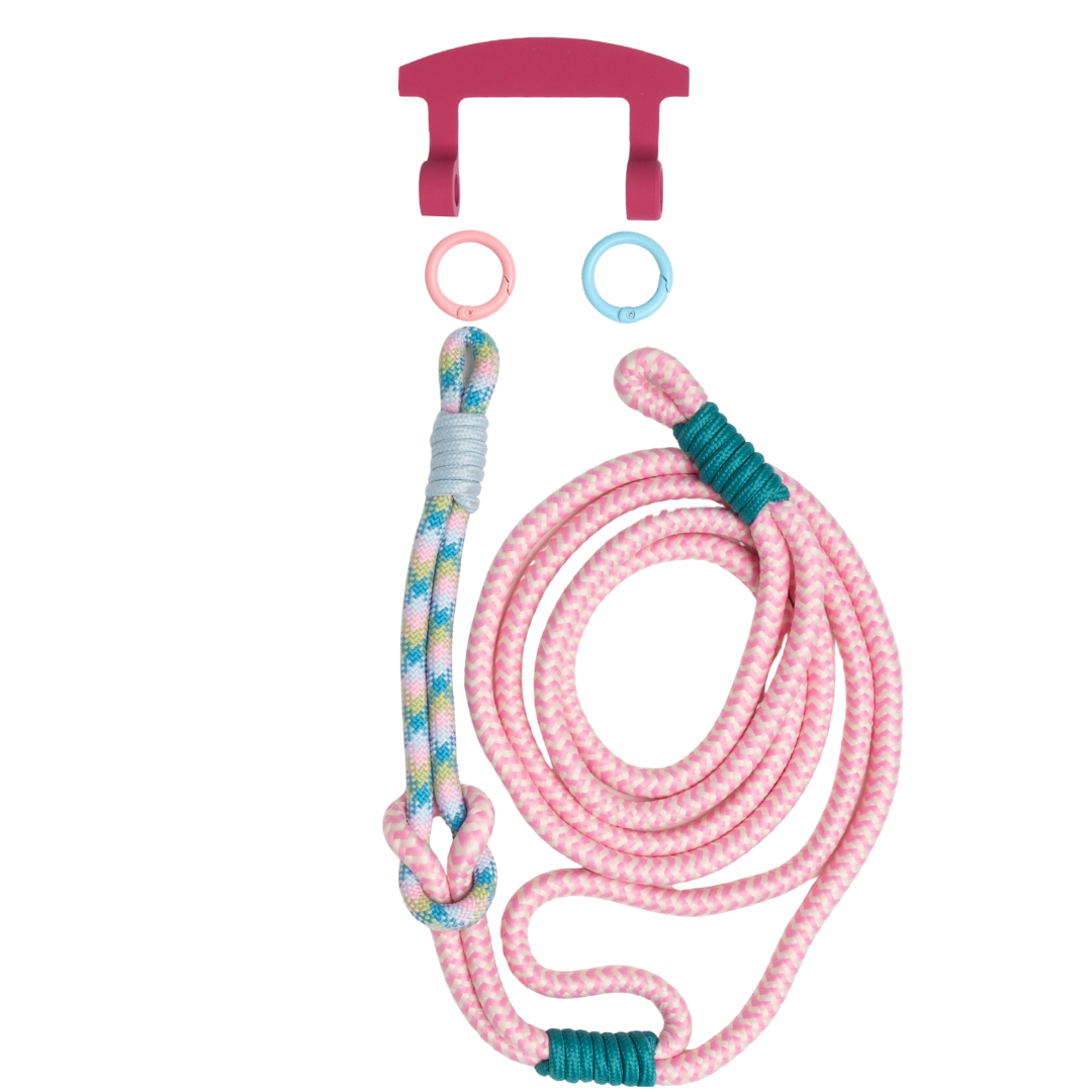 LAGOON BLOOM KNOTTED CORD + HOOK