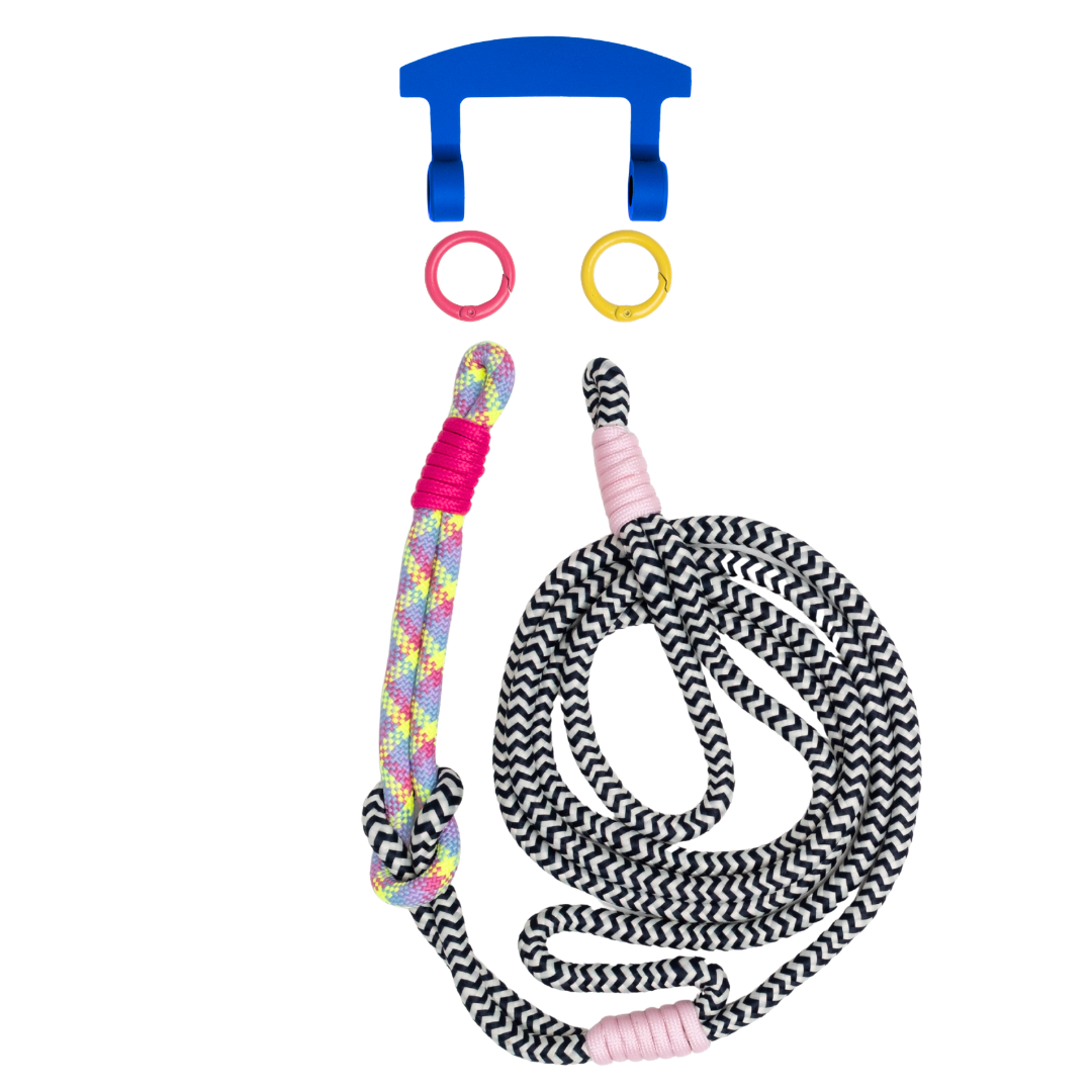 ELECTRIC BLOOM KNOTTED CORD + HOOK