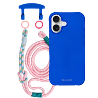 iPhone 17 COBALT BLUE CASE + KNOTTED CORD