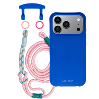 iPhone 17 Pro COBALT BLUE CASE + KNOTTED CORD
