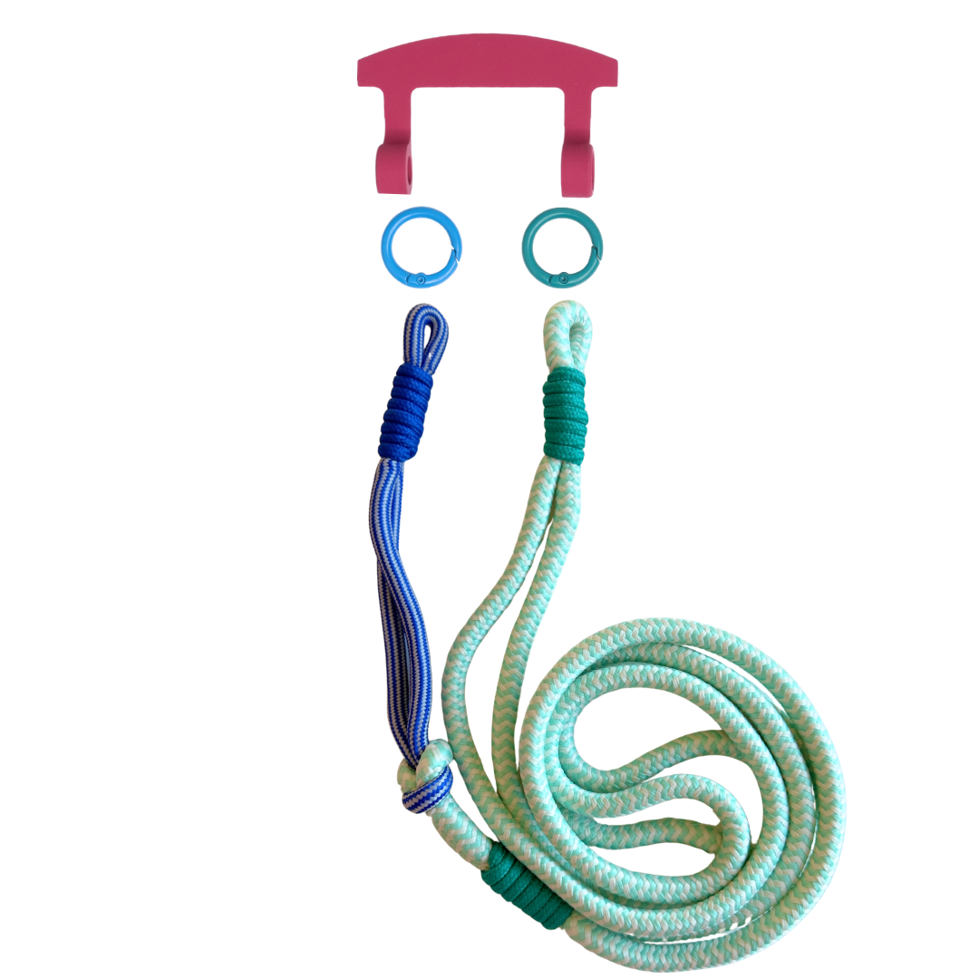 PACIFIC BLOOM KNOTTED CORD + HOOK