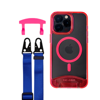 HOT PINK TRANSPARENT CASE + STRAP