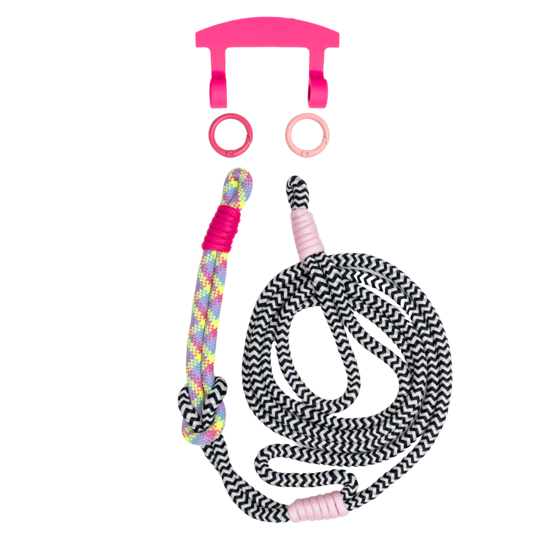 ELECTRIC BLOOM KNOTTED CORD + HOOK