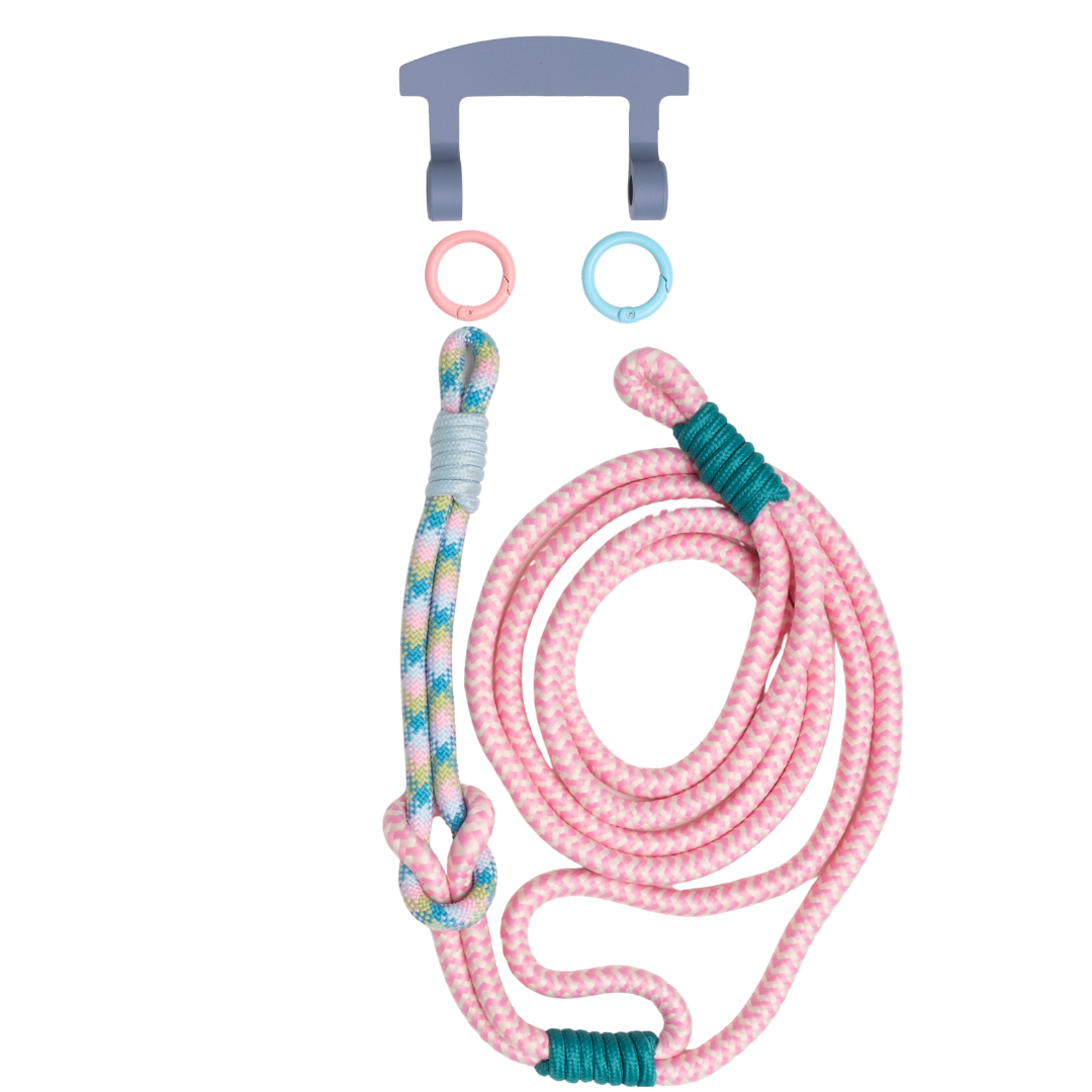LAGOON BLOOM KNOTTED CORD + HOOK