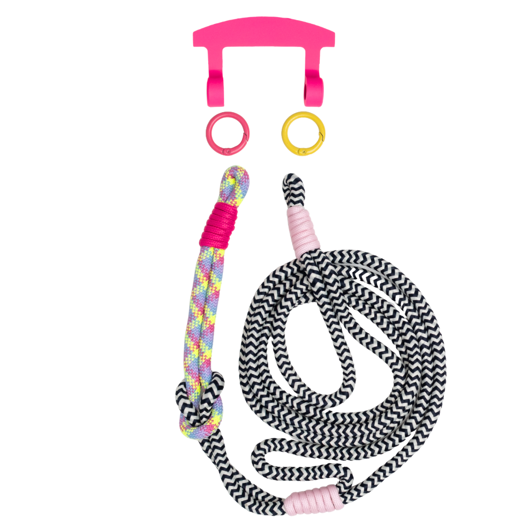 ELECTRIC BLOOM KNOTTED CORD + HOOK
