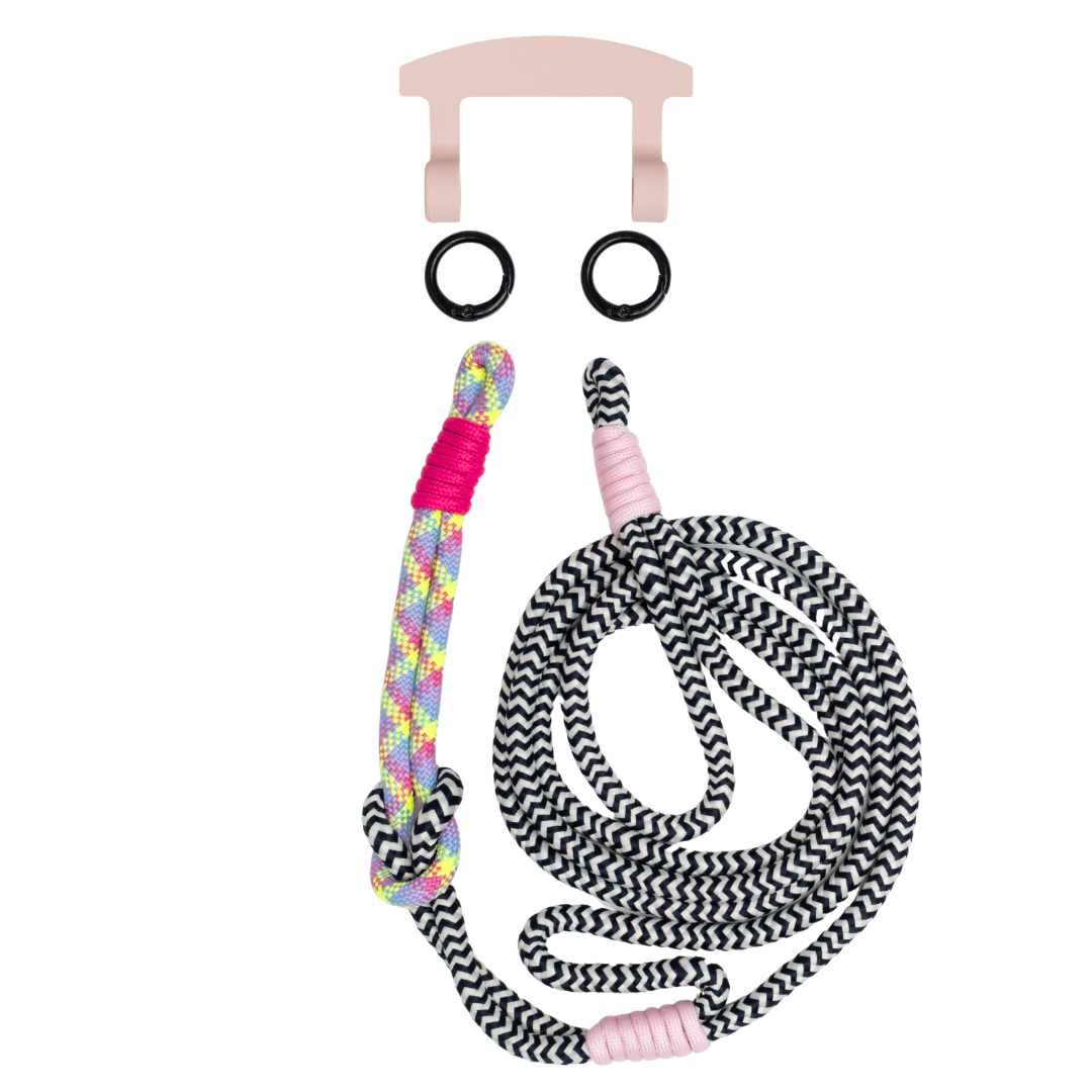 ELECTRIC BLOOM KNOTTED CORD + HOOK