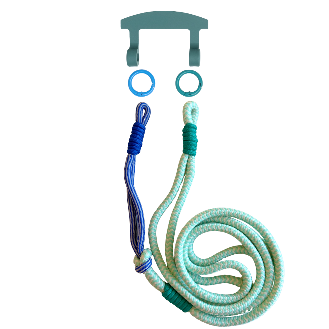 PACIFIC BLOOM KNOTTED CORD + HOOK