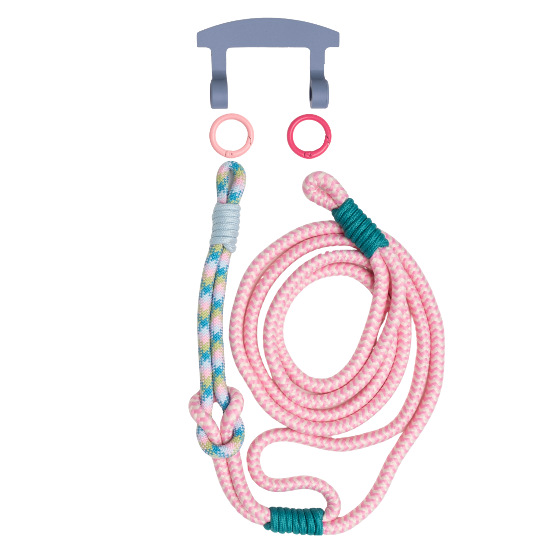 LAGOON BLOOM KNOTTED CORD + HOOK
