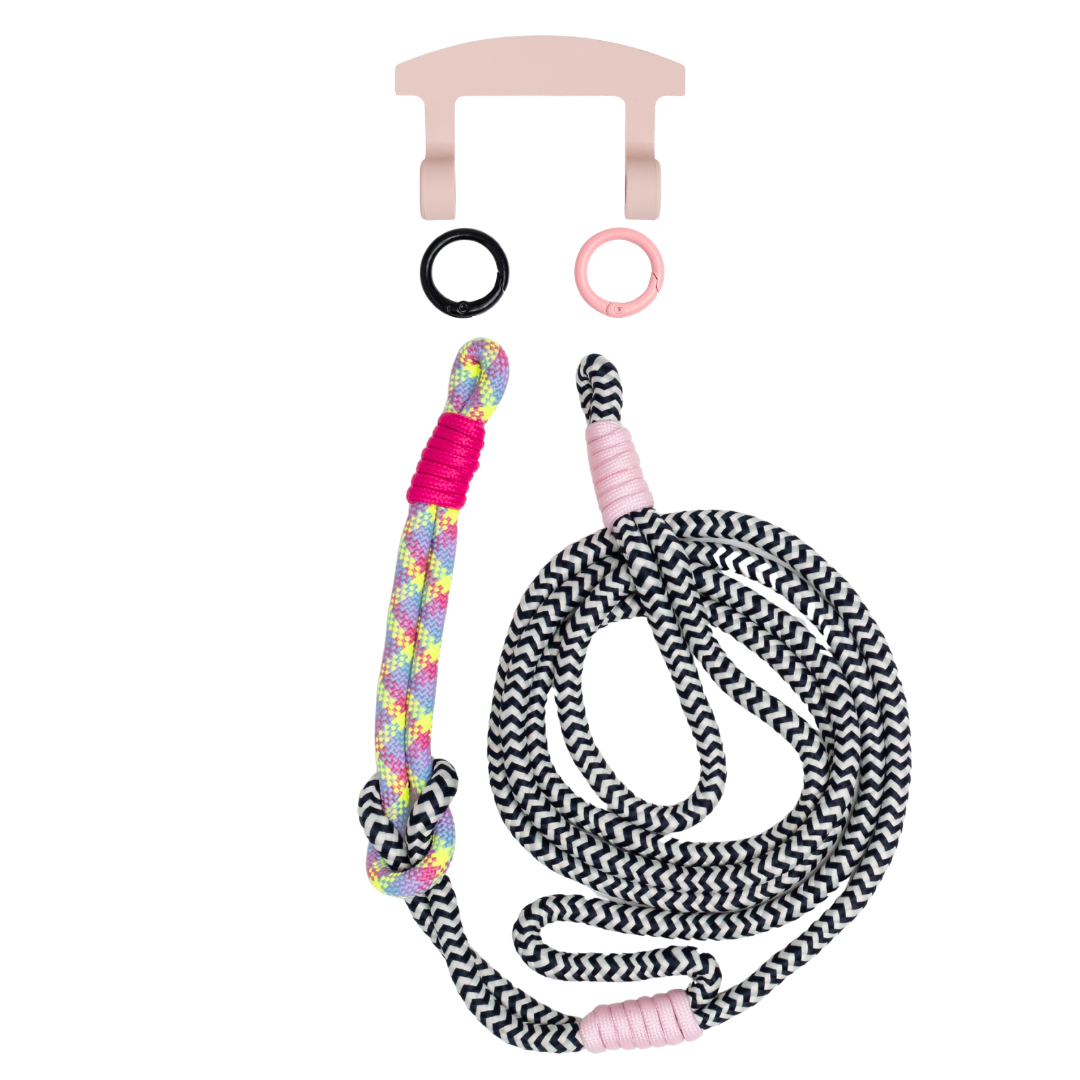 ELECTRIC BLOOM KNOTTED CORD + HOOK