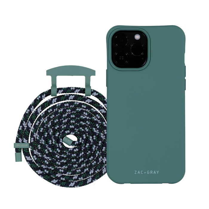 iPhone 15 Plus TIDAL TEAL CASE + CORD - MAGSAFE