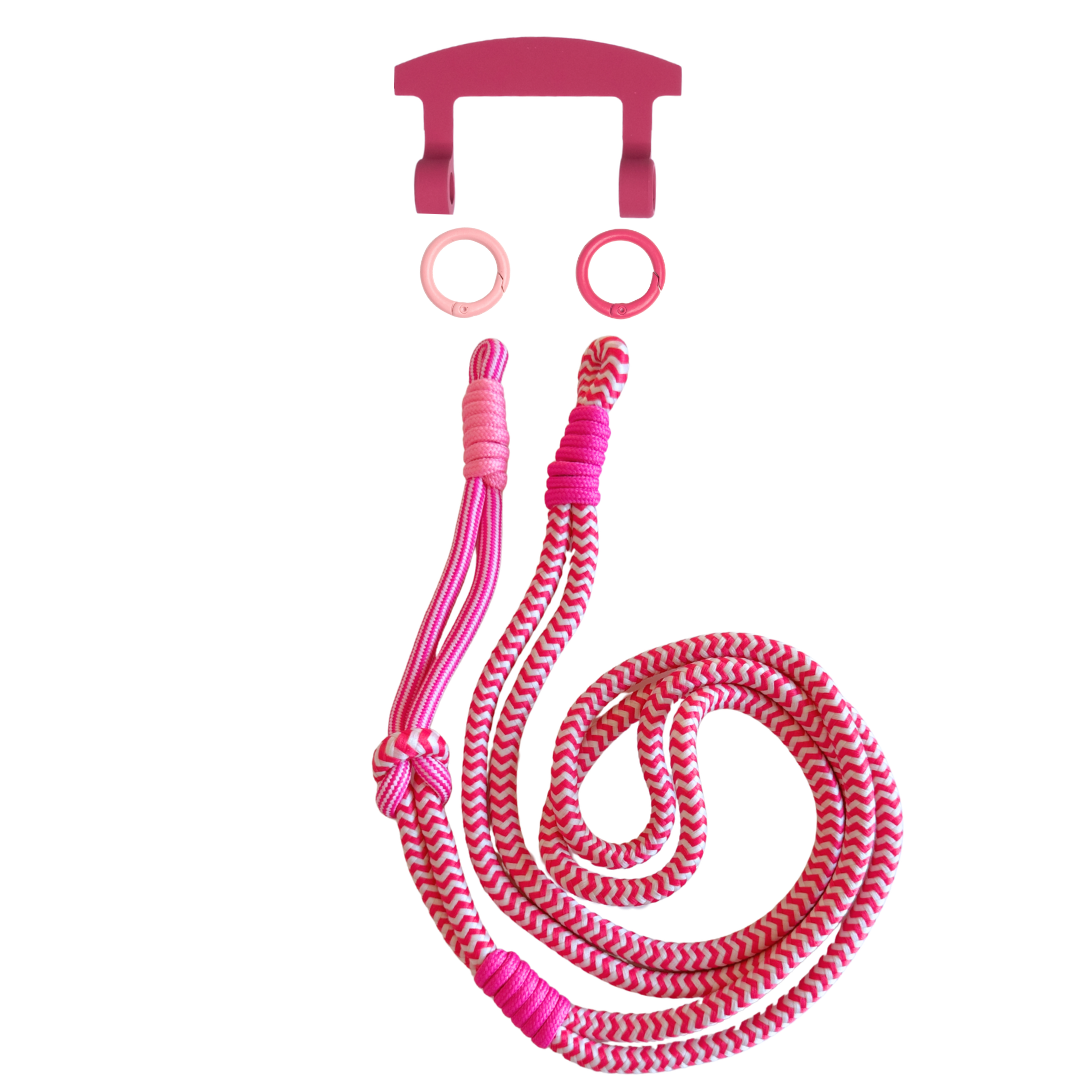 BERRY BLOOM KNOTTED CORD + HOOK