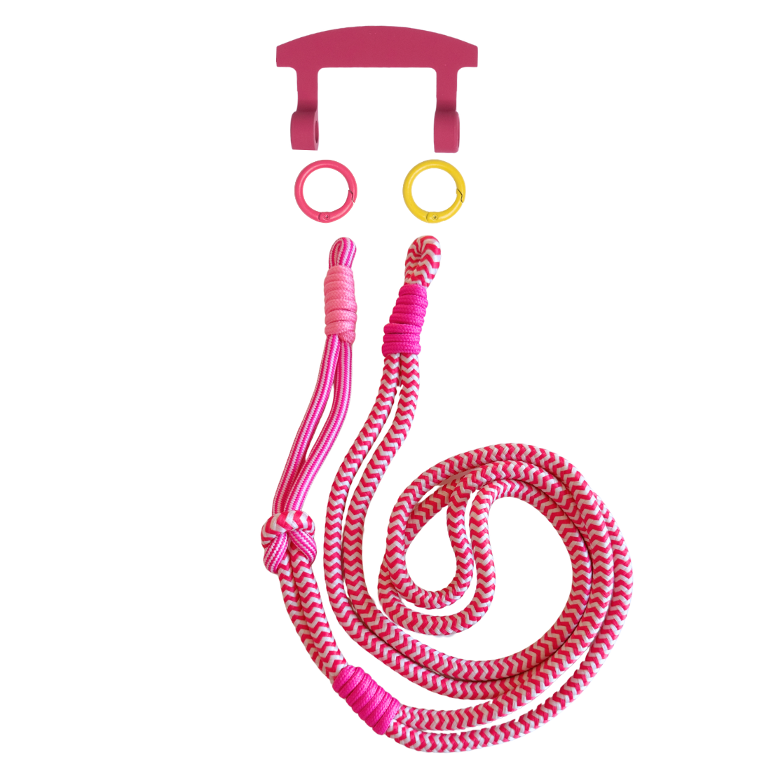 BERRY BLOOM KNOTTED CORD + HOOK