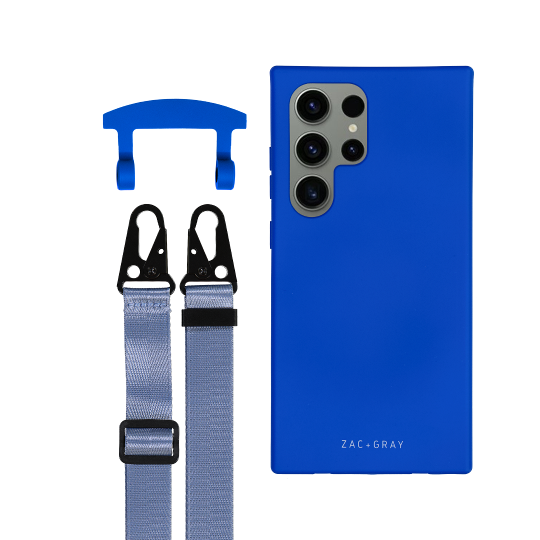 Samsung S25 Ultra COBALT BLUE CASE + STRAP