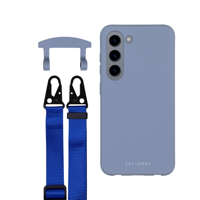 Samsung S23 BLUE FOG CASE + STRAP