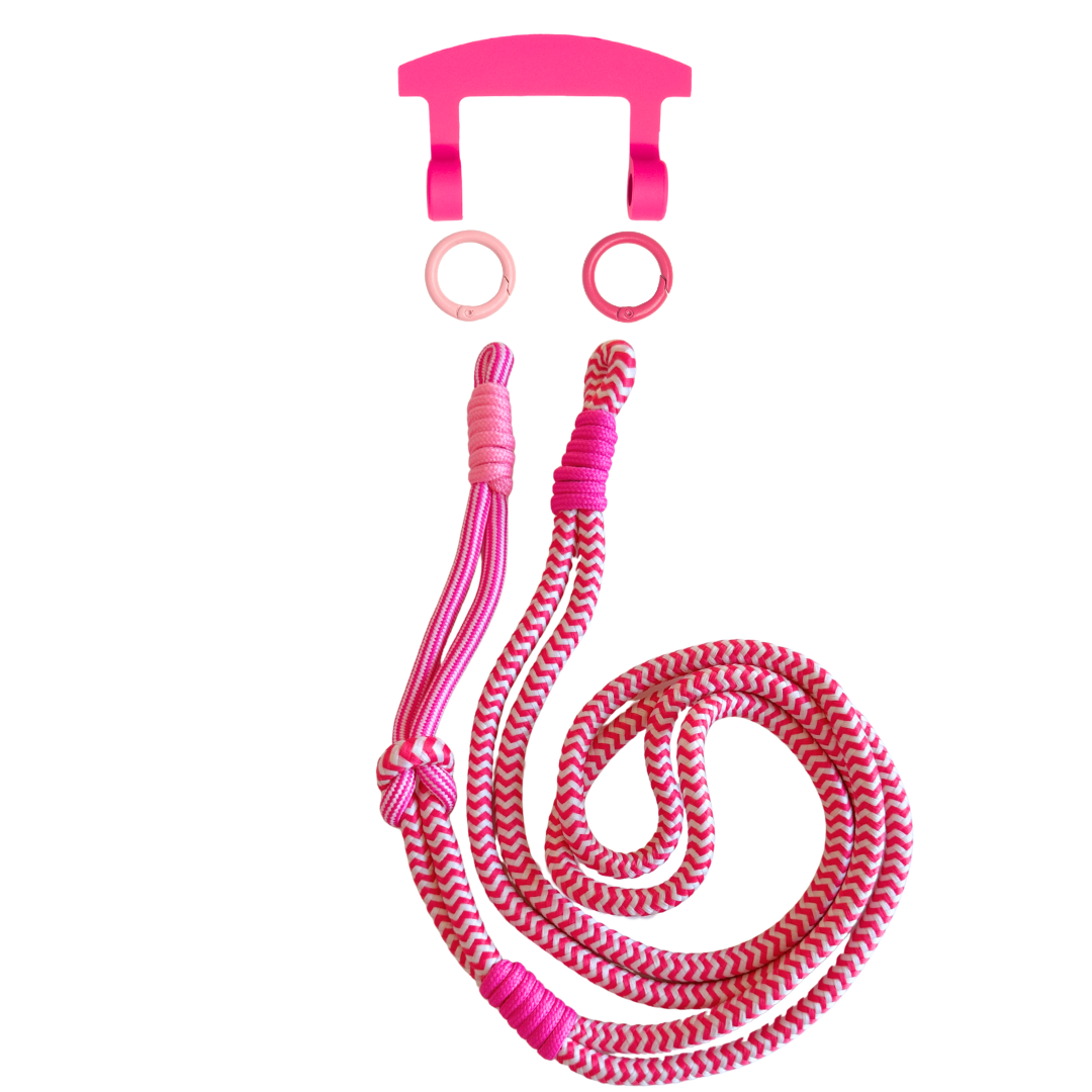 BERRY BLOOM KNOTTED CORD + HOOK