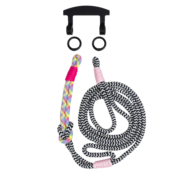 ELECTRIC BLOOM KNOTTED CORD + HOOK
