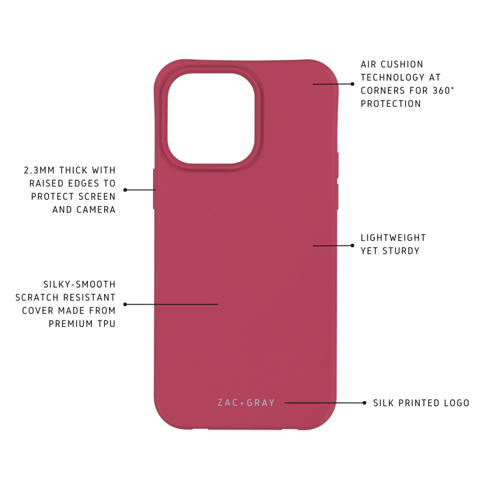 iPhone 14 Pro Max RASPBERRY RED CASE