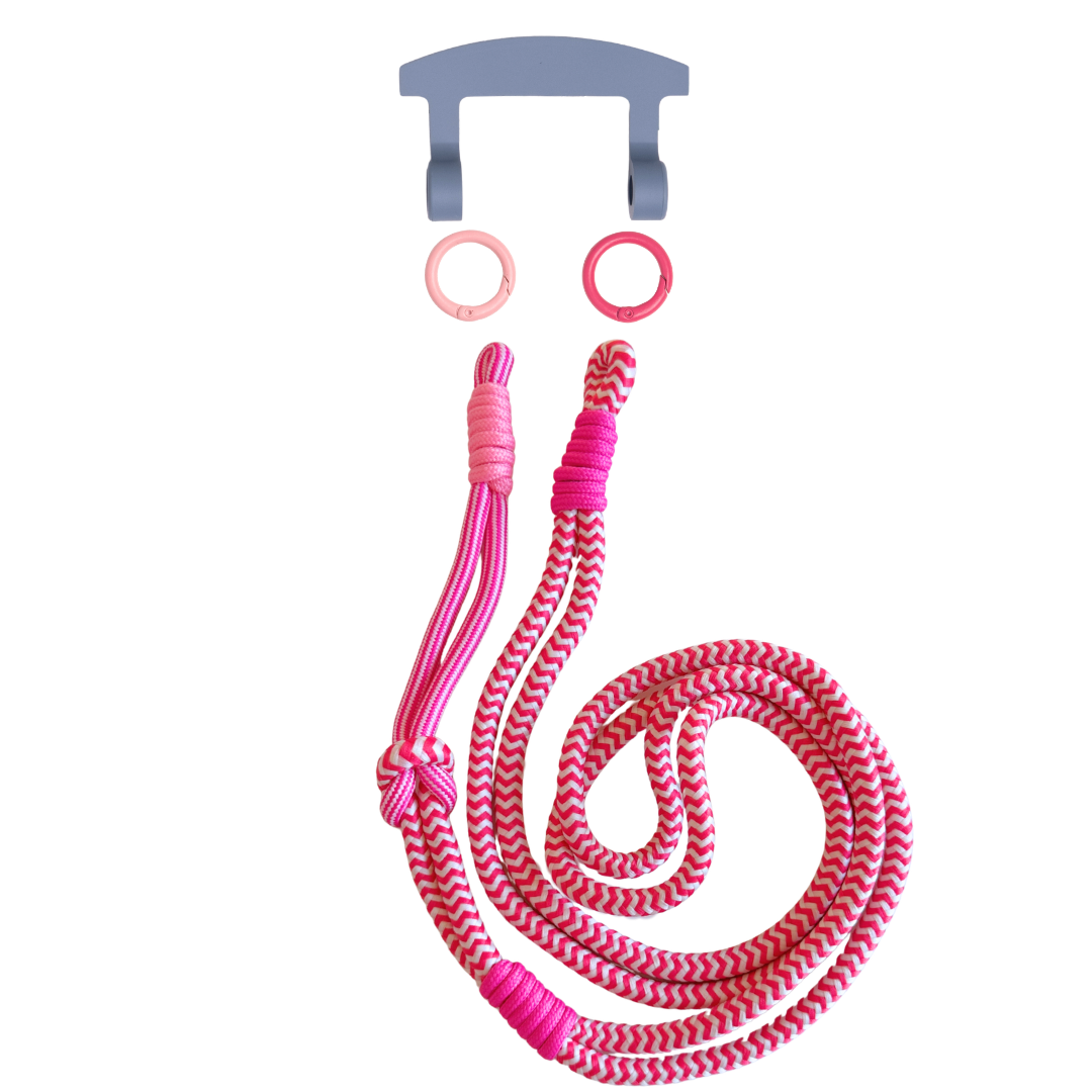 BERRY BLOOM KNOTTED CORD + HOOK