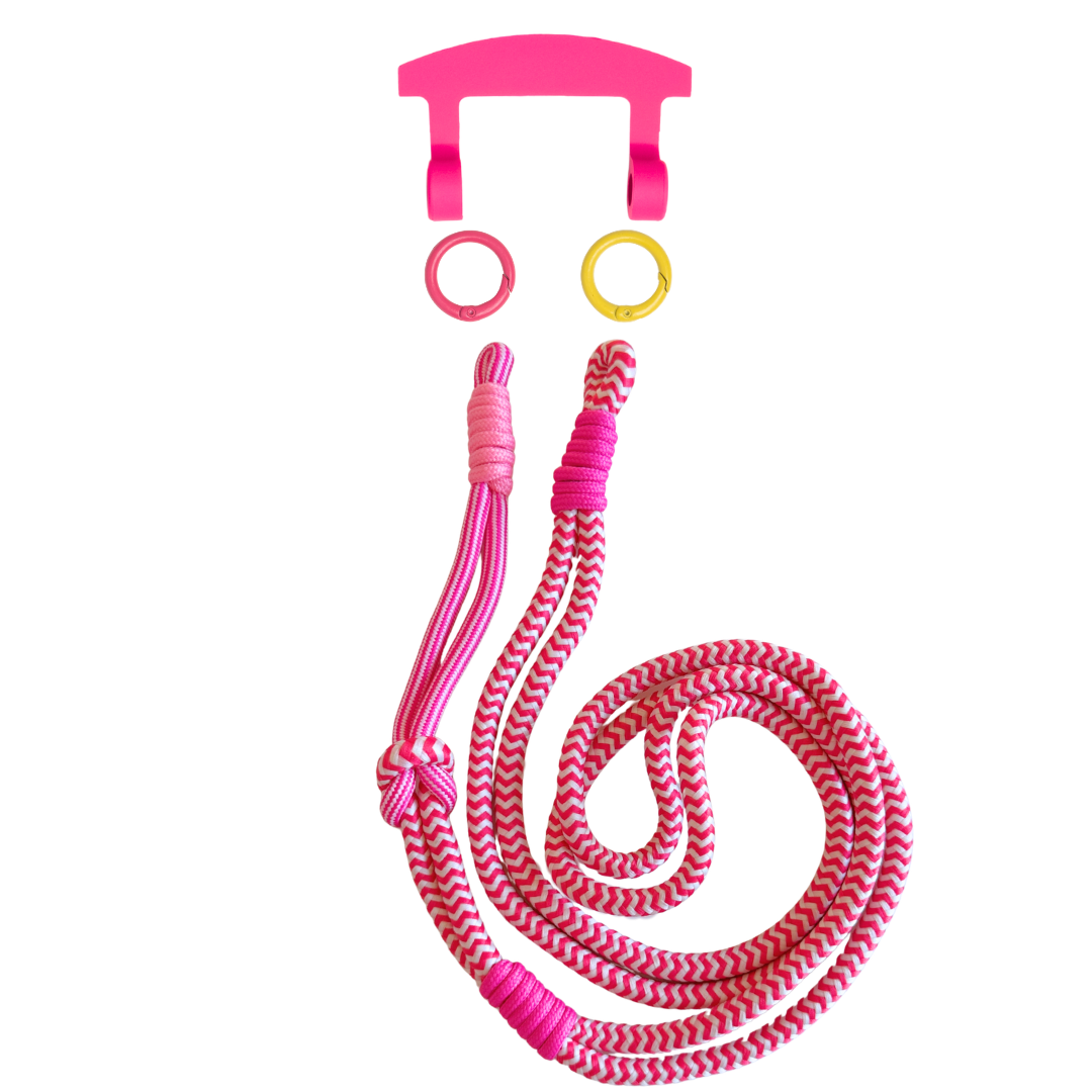 BERRY BLOOM KNOTTED CORD + HOOK